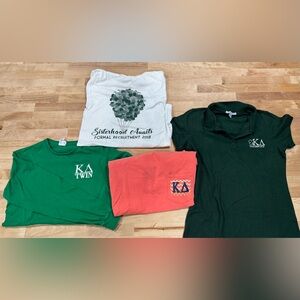 4 Kappa Delta Shirts - Assorted Lot of Smalls
